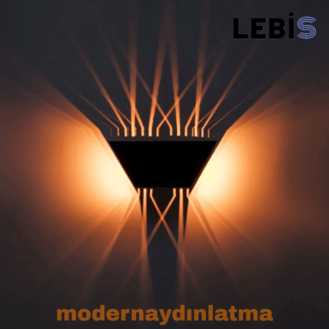 Lebis Dicle Led Aplik Amber Işık Dış Mekan