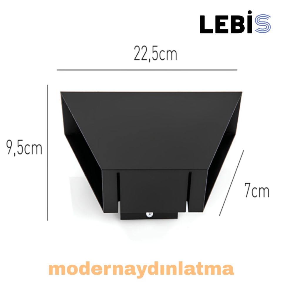 Lebis Dicle Led Aplik Amber Işık Dış Mekan