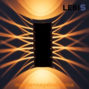 Lebis Meriç Led Aplik Amber Işık Dış Mekan