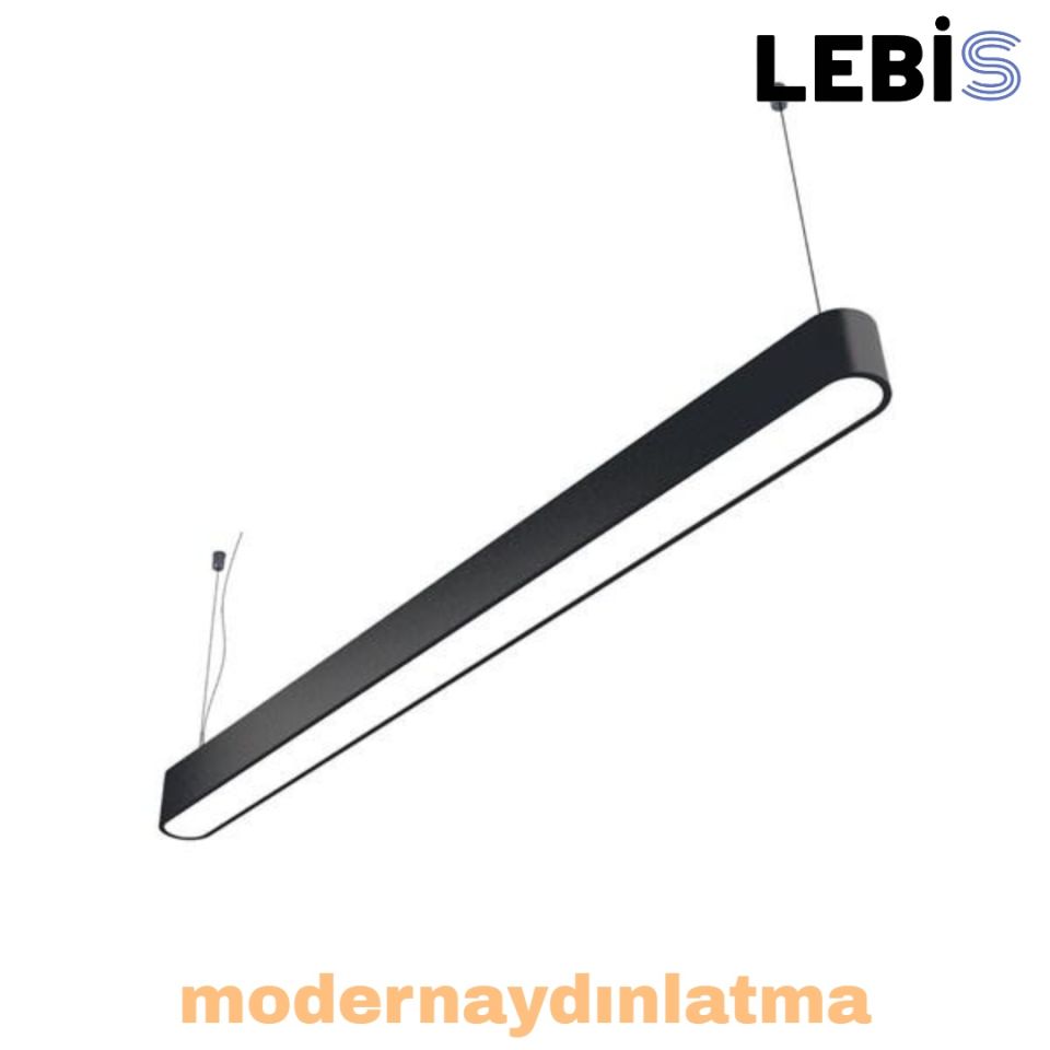 Lebis 200 Cm Osram Ledli 8x8 Sıva Üstü Oval Lineer Aydınlatma