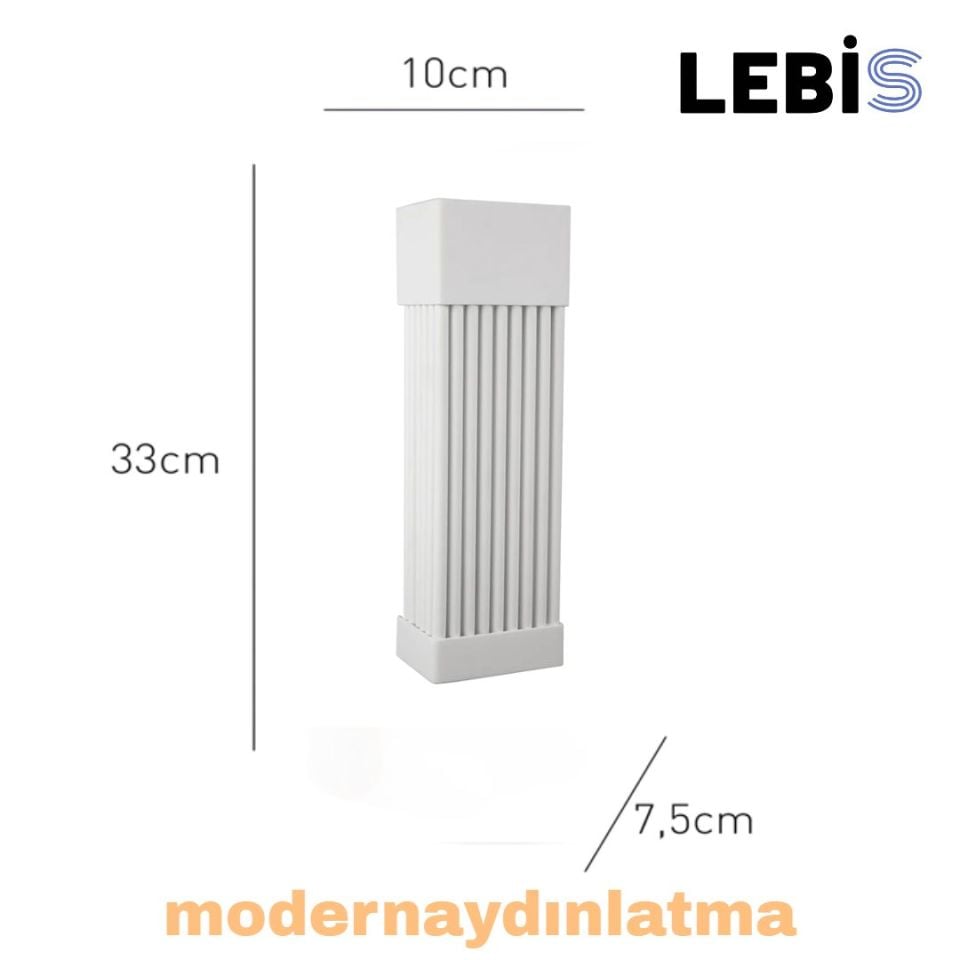 Lebis Beyaz Renk Sultan Gu10 Duylu Aplik