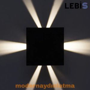 Lebis Kırzı Dış Mekan Led Aplik Günışığı