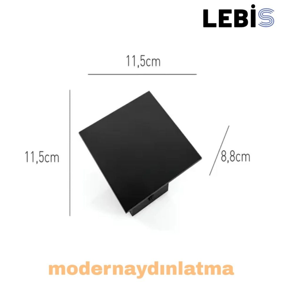 Lebis Kırzı Dış Mekan Led Aplik Amber Işık