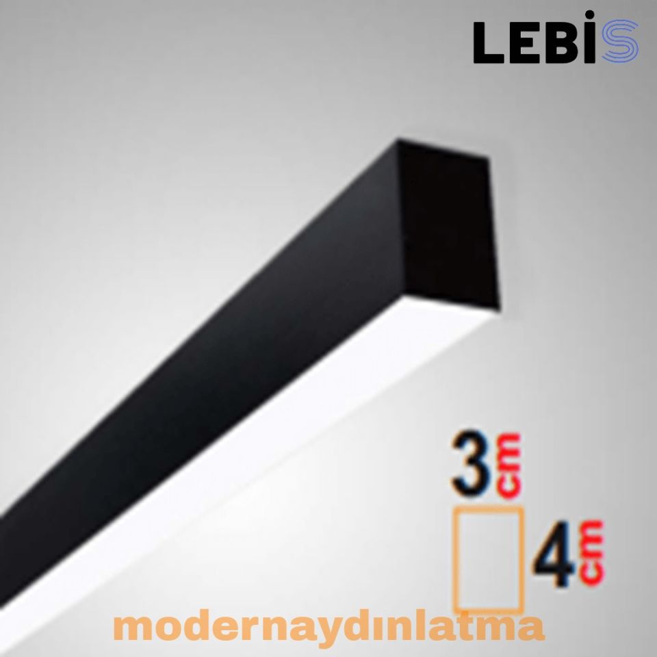 Lebis 60 Cm Osram Ledli 3x4 Sıva Üstü Lineer Aydınlatma