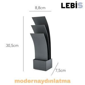 Lebis Antrasit Kasa Şahin Led Aplik Günışığı