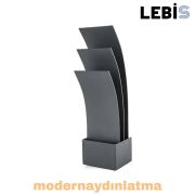 Lebis Antrasit Kasa Şahin Led Aplik Amber Işık