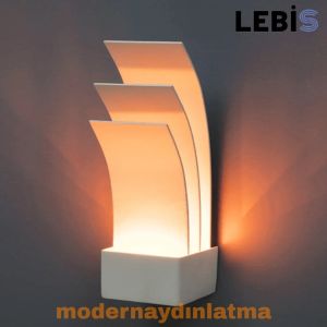 Lebis Beyaz Kasa Şahin Led Aplik Amber Işık