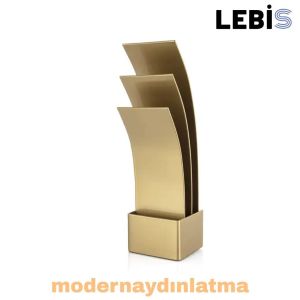Lebis Gold Kasa Şahin Led Aplik Amber Işık