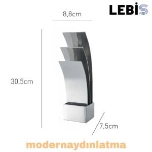 Lebis Krom Kasa Şahin Led Aplik Günışığı