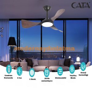 Cata CT-3002 Bern Ledli Tavan Vantilatörü