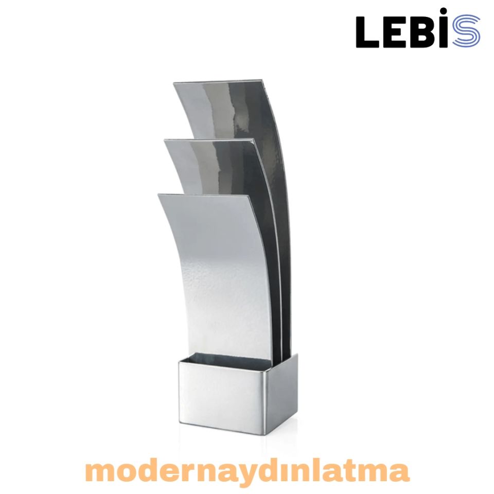 Lebis Krom Kasa Şahin Led Aplik Amber Işık