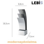 Lebis Krom Kasa Şahin Led Aplik Amber Işık