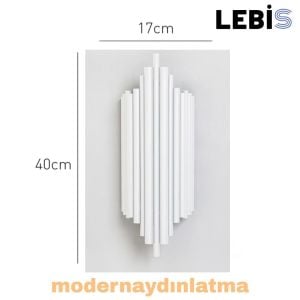 Lebis Beyaz Renk E14 Duylu İliç Aplik