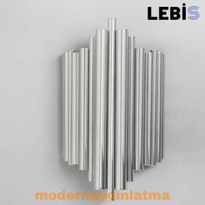 Lebis Krom Renk E14 Duylu İliç Aplik