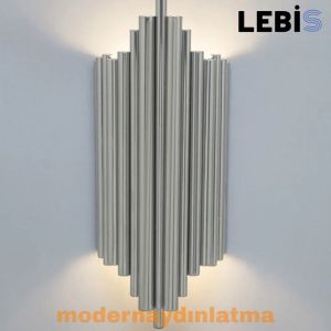 Lebis Krom Renk E14 Duylu İliç Aplik