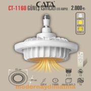 Cata CT-1160 Güneş Isıtıcılı Fan Led Ampül