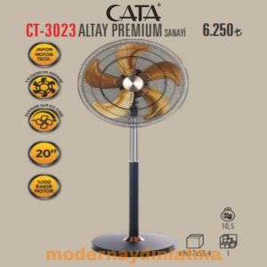 Cata CT-3023 Altay Premium 20 İnç Sanayi Tipi Ayaklı Vantilatör