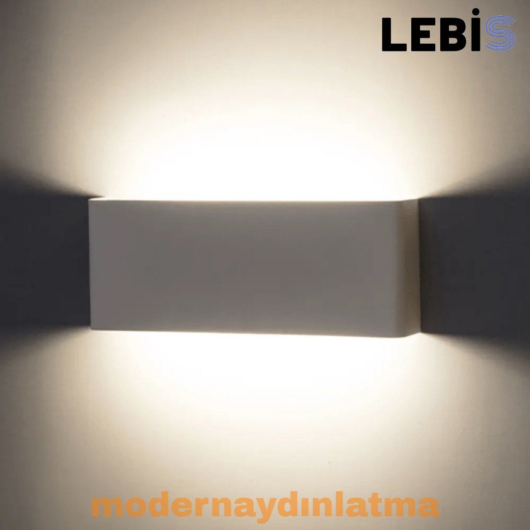 Lebis Beyaz Kasa Yonca Led Aplik Günışığı