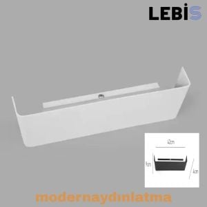 Lebis Beyaz Kasa Gonca Led Aplik Günışığı