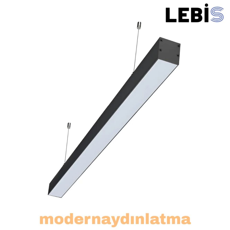 Lebis 150 Cm Osram Ledli Yüksek Lümen 8,5x8,5 Sıva Üstü Lineer Aydınlatma