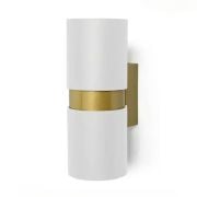 Lebis Beyaz Kasa Kıraç Gu10 Duylu Aplik Gold Kuşaklı