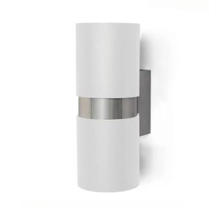 Lebis Beyaz Kasa Kıraç Gu10 Duylu Aplik Krom Kuşaklı