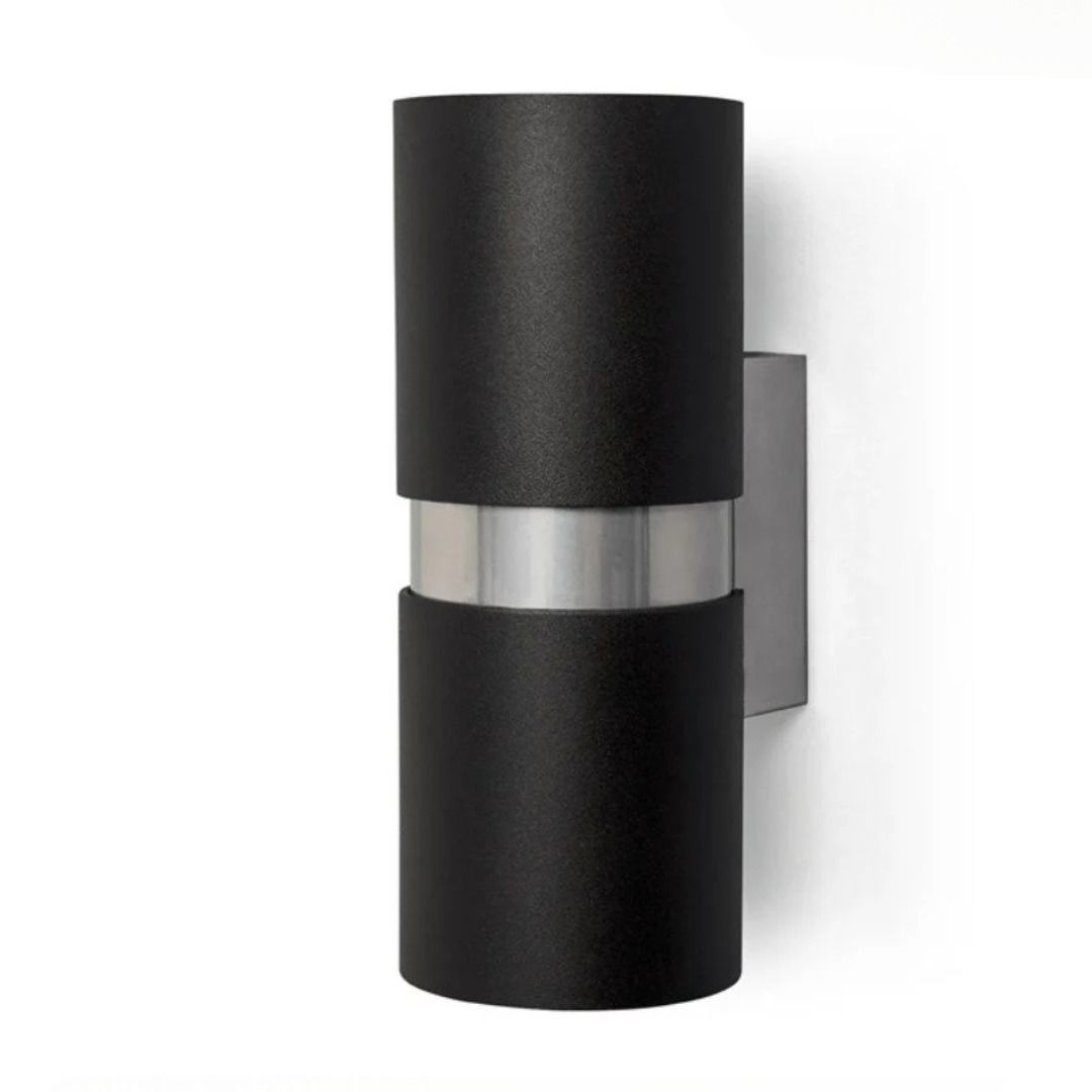 Lebis Siyah Kasa Kıraç Gu10 Duylu Aplik Krom Kuşaklı