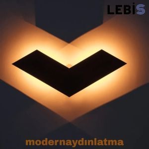 Lebis Kırlangıç Dış Mekan Led Aplik Amber Işık