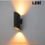 Lebis Siyah Renk Yaprak Gu10 Duylu Aplik