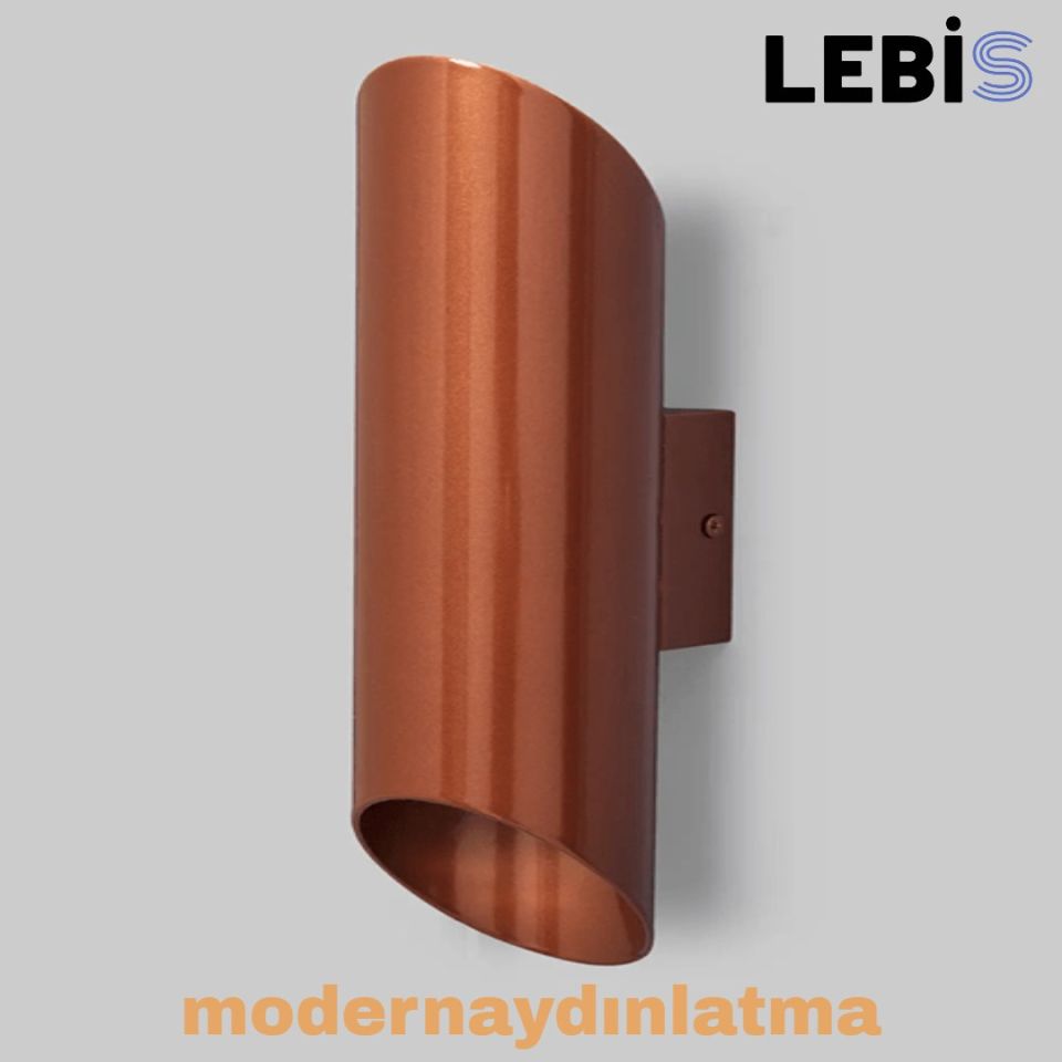 Lebis Bakır Renk Yaprak Gu10 Duylu Aplik
