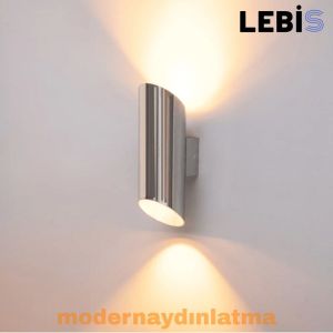 Lebis Krom Renk Yaprak Gu10 Duylu Aplik
