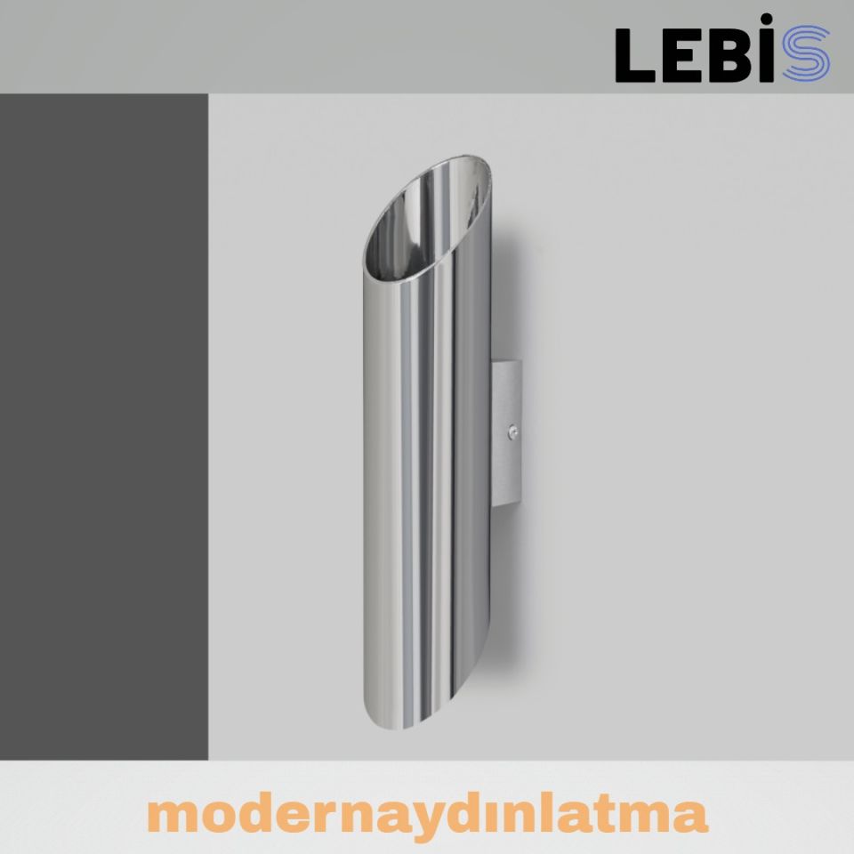 Lebis Krom Renk Yaprak Gu10 Duylu Aplik