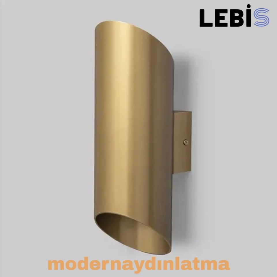 Lebis Gold Kasa Yelken Dış Mekan Led Aplik Günışığı
