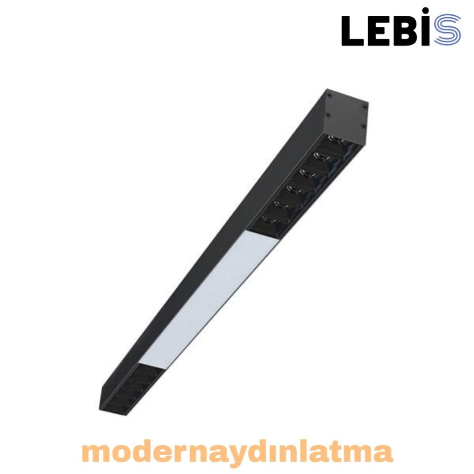 Lebis 173 Cm Sıva Üstü 3x4 Kasa Mercekli Rozanslı Lineer Aydınlatma