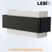 Lebis Krom Renk Kelebek Led Aplik Günışığı