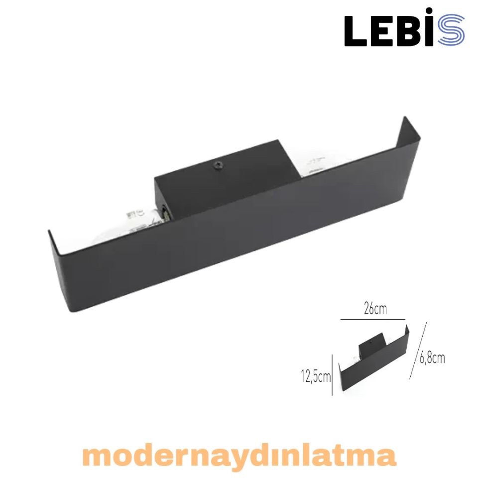 Lebis Siyah Renk E14 Duylu Pazar Aplik