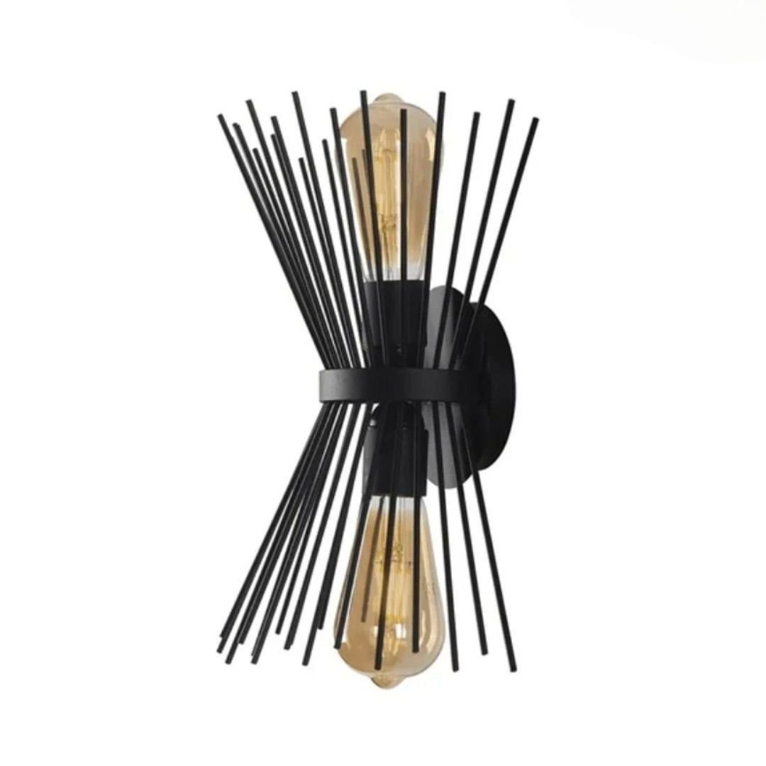 Lebis Siyah Renk E27 Duylu Kirpi Aplik