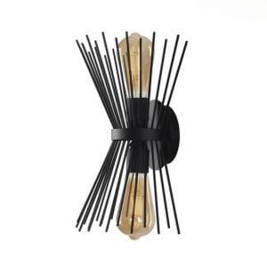 Lebis Siyah Renk E27 Duylu Kirpi Aplik