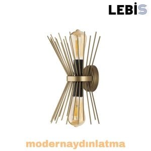Lebis Gold Renk E27 Duylu Kirpi Aplik