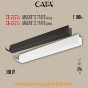Cata CT-2777 360W Siyah Magnet Spot Trafosu