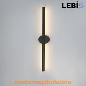 Lebis Siyah Renk Lale Led Aplik Günışığı