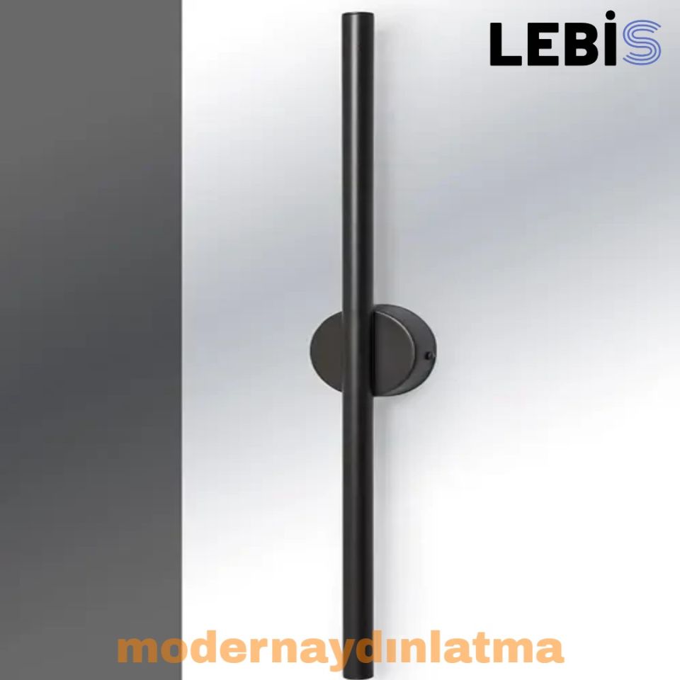 Lebis Siyah Renk Lale Led Aplik Günışığı