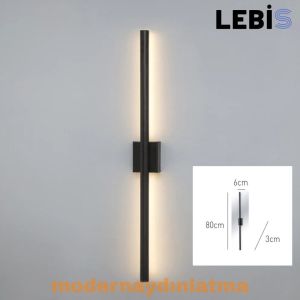 Lebis Siyah Renk Lavanta Led Aplik Günışığı