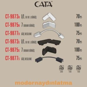 Cata CT-9877 Siyah Magnet Güç Besleme Aparatı