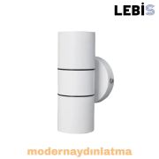 Lebis Beyaz Renk Gu10 Duylu Kaçkar Dış Mekan Aplik