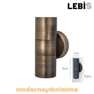 Lebis Eskitme Renk Gu10 Duylu Kaçkar Dış Mekan Aplik