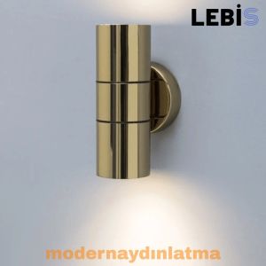 Lebis Gold Renk Gu10 Duylu Kaçkar Dış Mekan Aplik