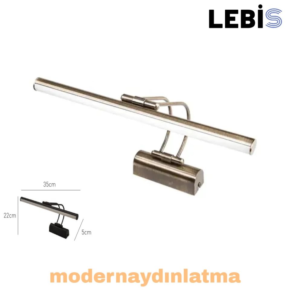 Lebis Eskitme Renk Kuğu Led Tablo Aplik Günışığı