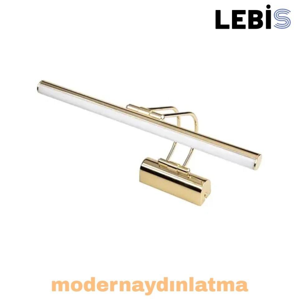Lebis Gold Renk Kuğu Led Tablo Aplik Günışığı