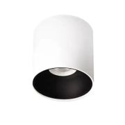 Lebis Beyaz-Siyah Renk Gu10 Duylu Yuvarlak Tavan Armatür